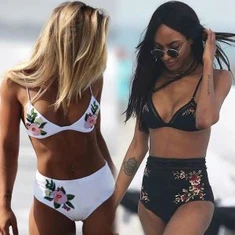 Womens High Waisted Swimwear