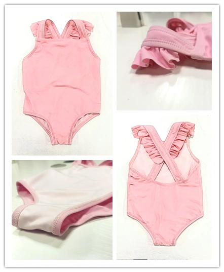 New Little Girls Pinky Toddler Swimwear