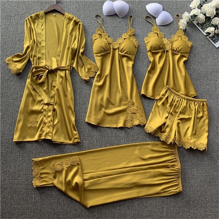 Ladies Lace Sexy Nightwear Set