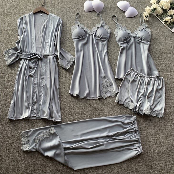 Ladies Lace Sexy Nightwear Set